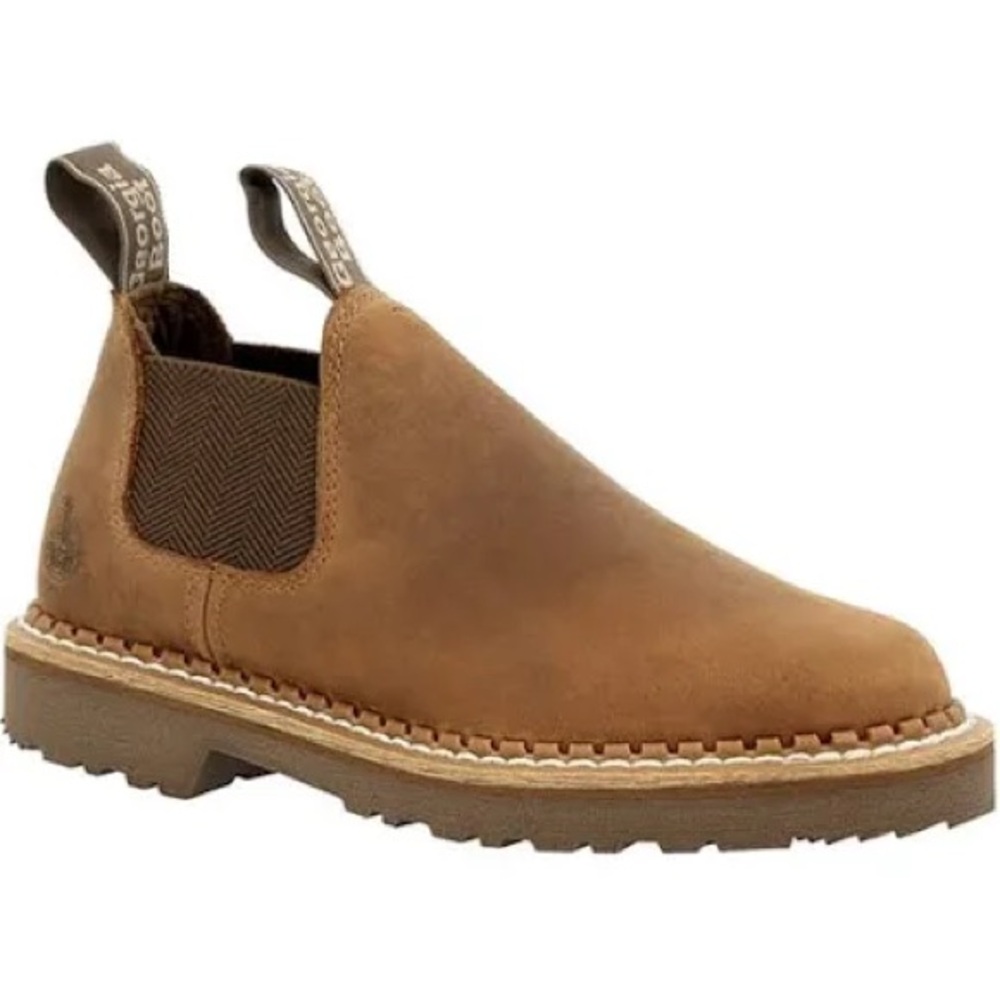 Georgia Boot, Ladies Romeo Distressed LT Amp Shoe, GB0043